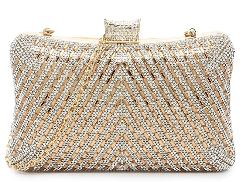 Curves Crystal Clutch