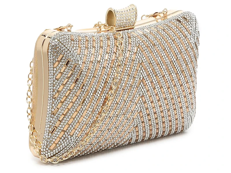 Curves Crystal Clutch