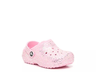 Classic Lined Glitter Clog