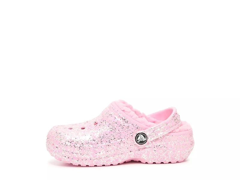 Classic Lined Glitter Clog