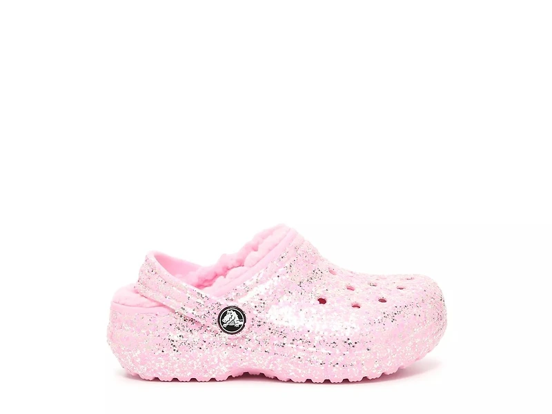 Classic Lined Glitter Clog