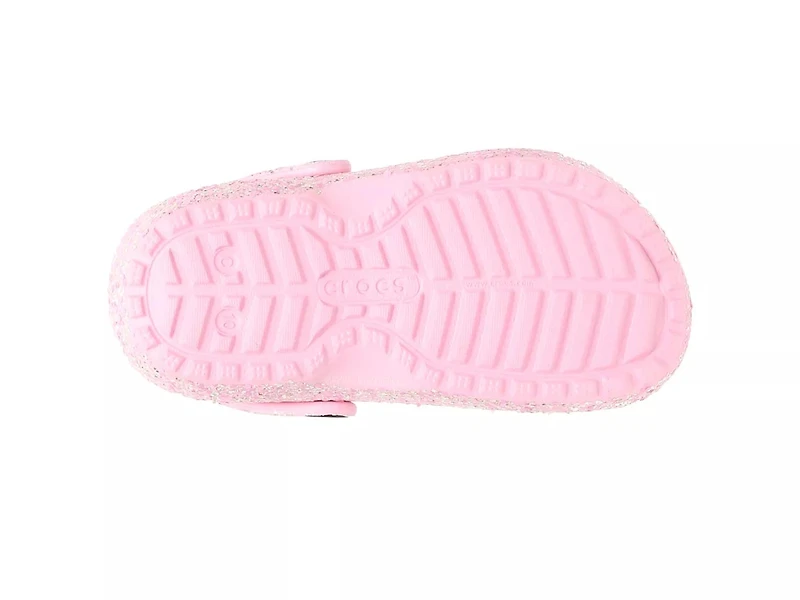 Classic Lined Glitter Clog