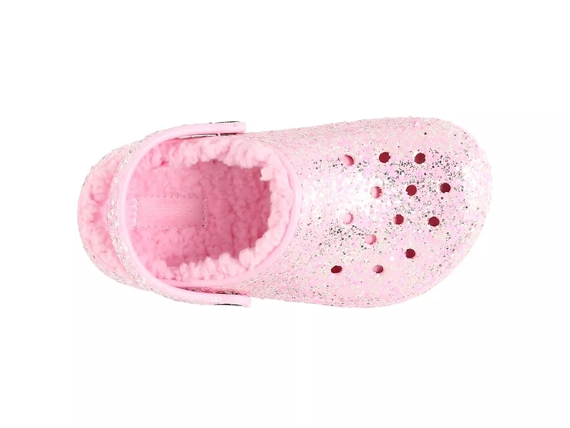 Classic Lined Glitter Clog