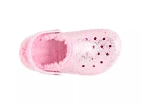 Classic Lined Glitter Clog