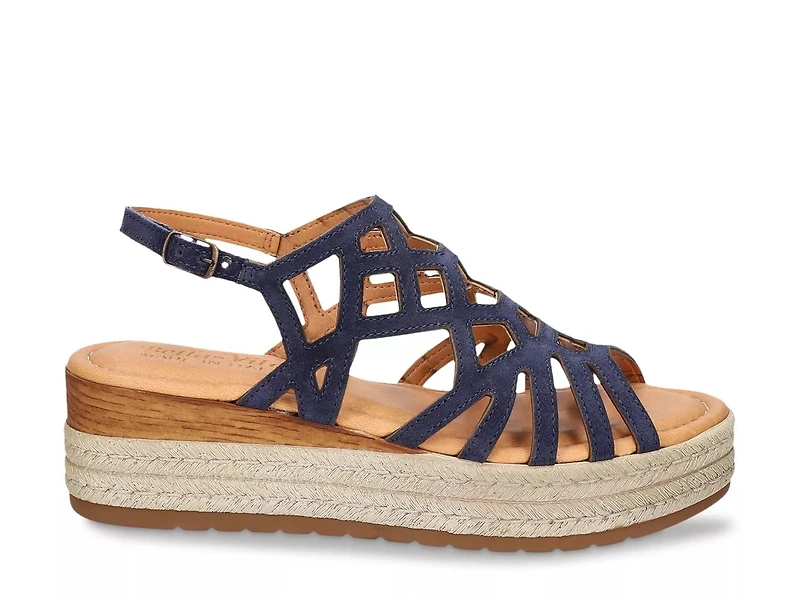 Zip-Italy Espadrille Platform Sandal