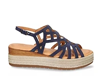 Zip-Italy Espadrille Platform Sandal