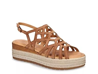 Zip-Italy Espadrille Platform Sandal