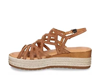 Zip-Italy Espadrille Platform Sandal