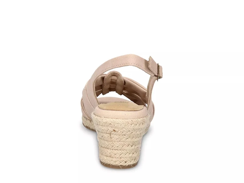 Cheerful Espadrille Wedge Sandal