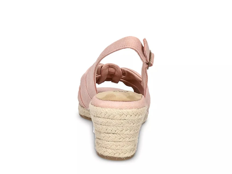 Cheerful Espadrille Wedge Sandal