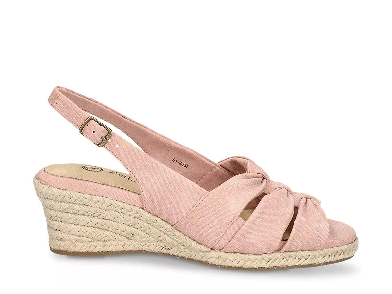 Cheerful Espadrille Wedge Sandal