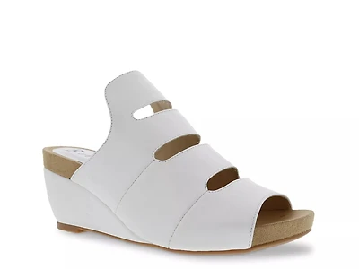 Whit Wedge Sandal
