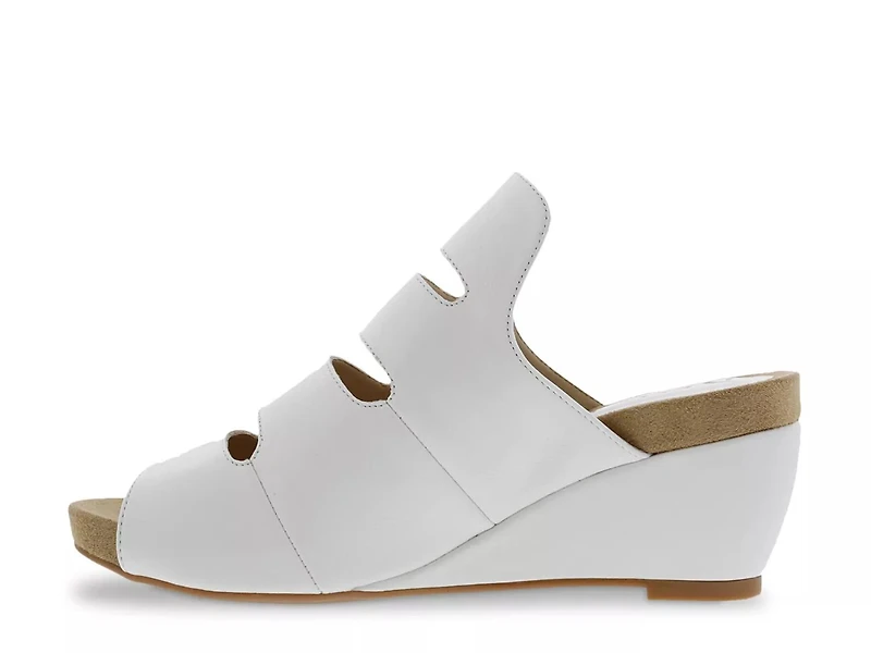 Whit Wedge Sandal