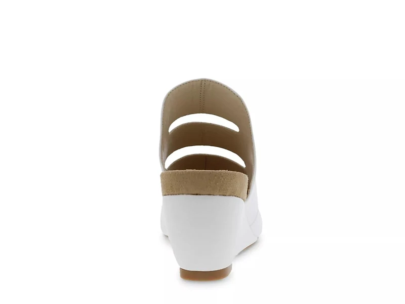 Whit Wedge Sandal