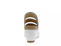 Whit Wedge Sandal