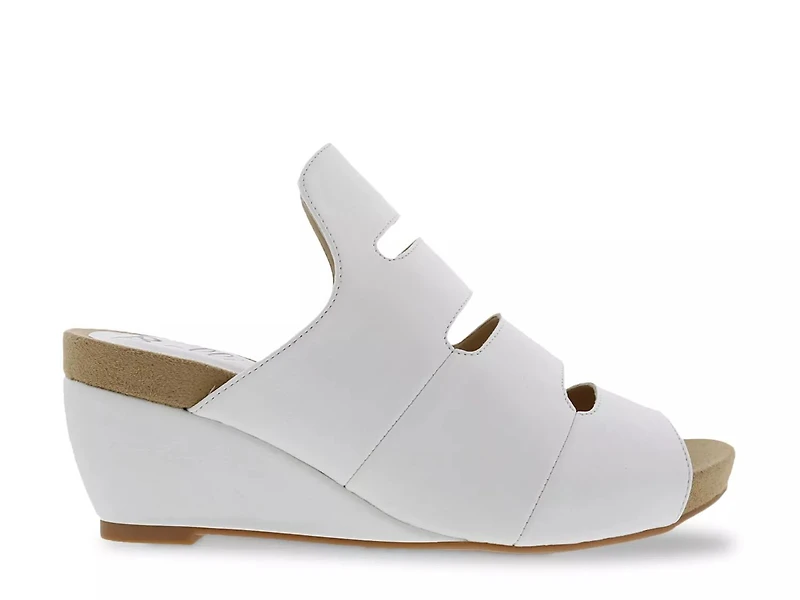 Whit Wedge Sandal