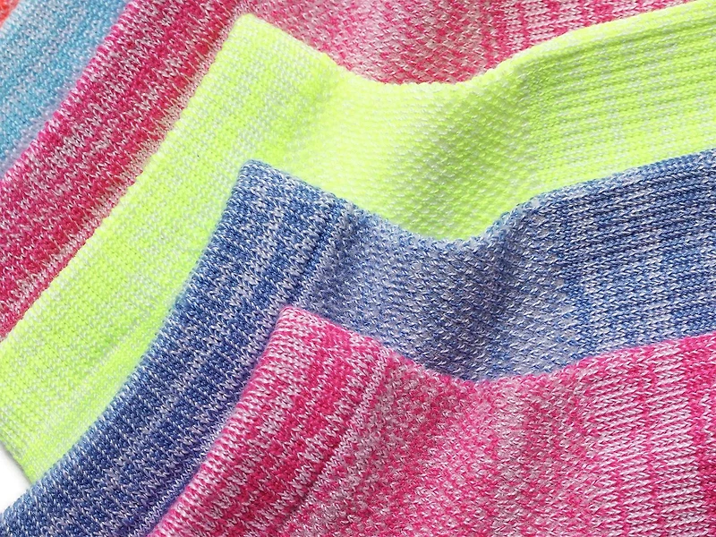 Comfort Space Dye Kids' No Show Socks