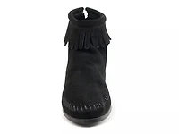 Back Zip Hardsole Bootie