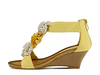 Harlequin Wedge Sandal