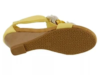 Harlequin Wedge Sandal