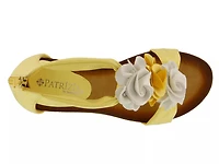 Harlequin Wedge Sandal