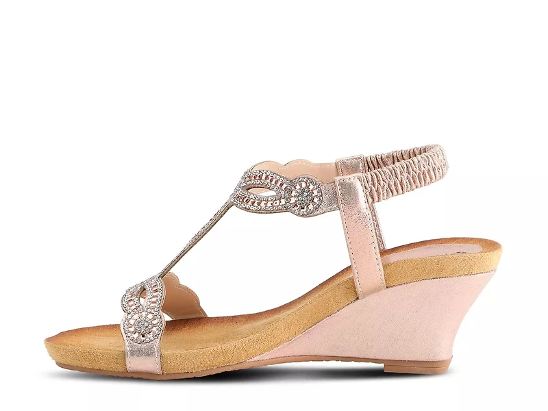 Shining Wedge Sandal
