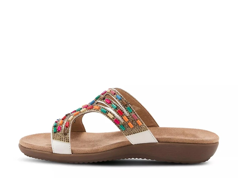 Twirling Wedge Sandal