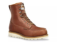 8-Inch Waterproof Steel Toe Wedge Work Boot - Men's