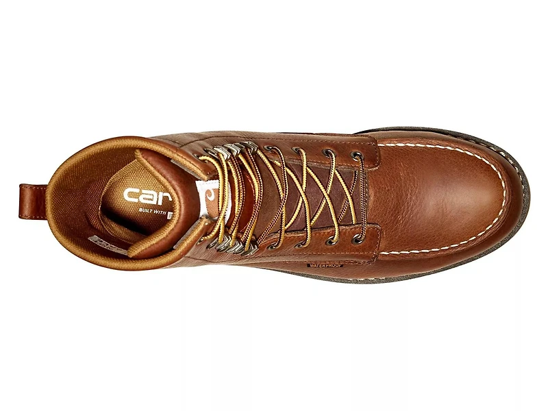 8-Inch Waterproof Steel Toe Wedge Work Boot - Men's