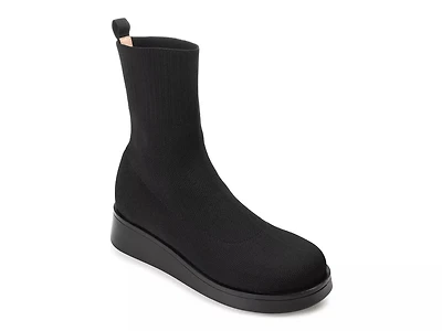 Ebby Platform Wedge Bootie