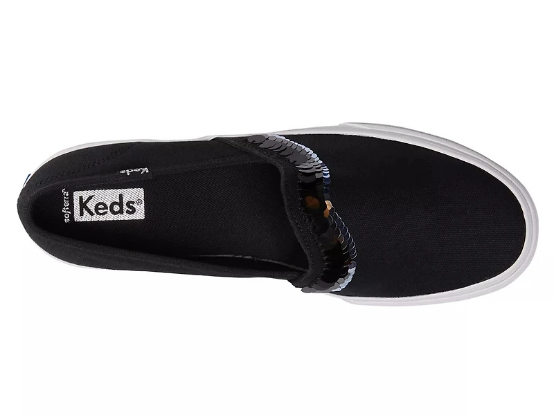 Double Decker Wave Paillette Slip-On Sneaker - Women's