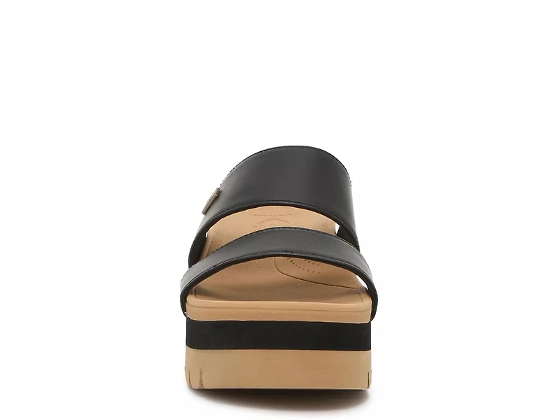 Banded Horizon Platform Sandal