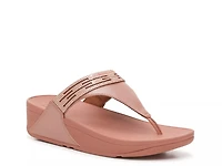 Lulu Rhinestone Wedge Sandal