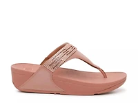 Lulu Rhinestone Wedge Sandal