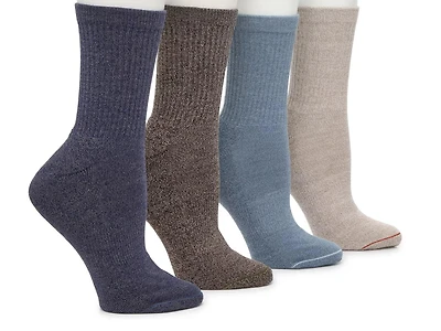 Marled Men's Crew Socks - 4 Pack