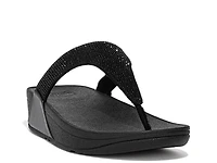 Lulu Crystal Wedge Sandal