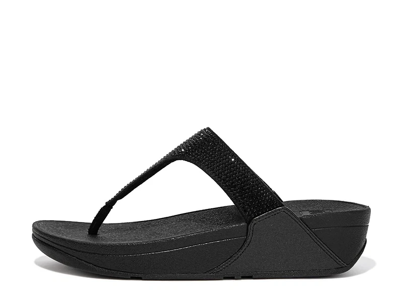 Lulu Crystal Wedge Sandal