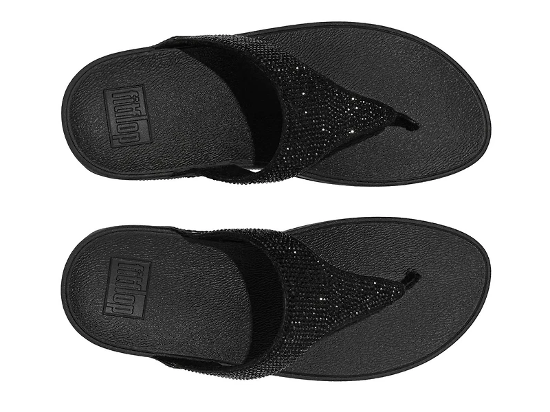 Lulu Crystal Wedge Sandal