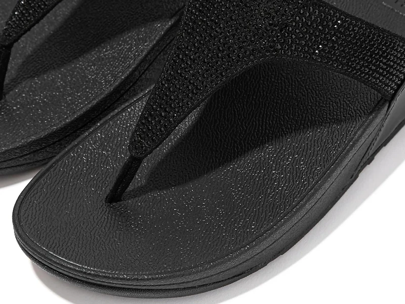 Lulu Crystal Wedge Sandal