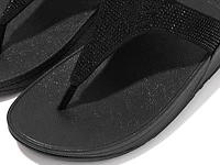 Lulu Crystal Wedge Sandal