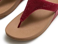 Lulu Crystal Wedge Sandal