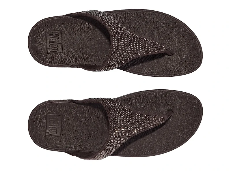 Lulu Crystal Wedge Sandal