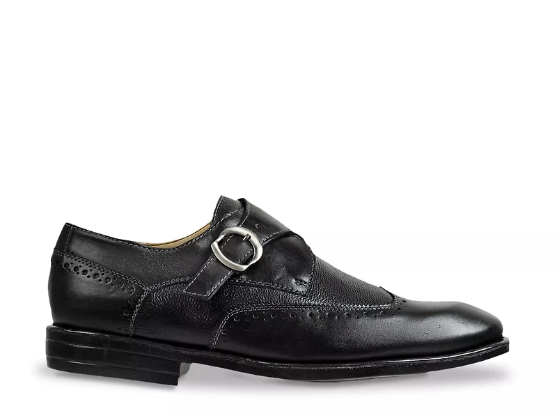 Lester Wingtip Monk Strap Slip-On