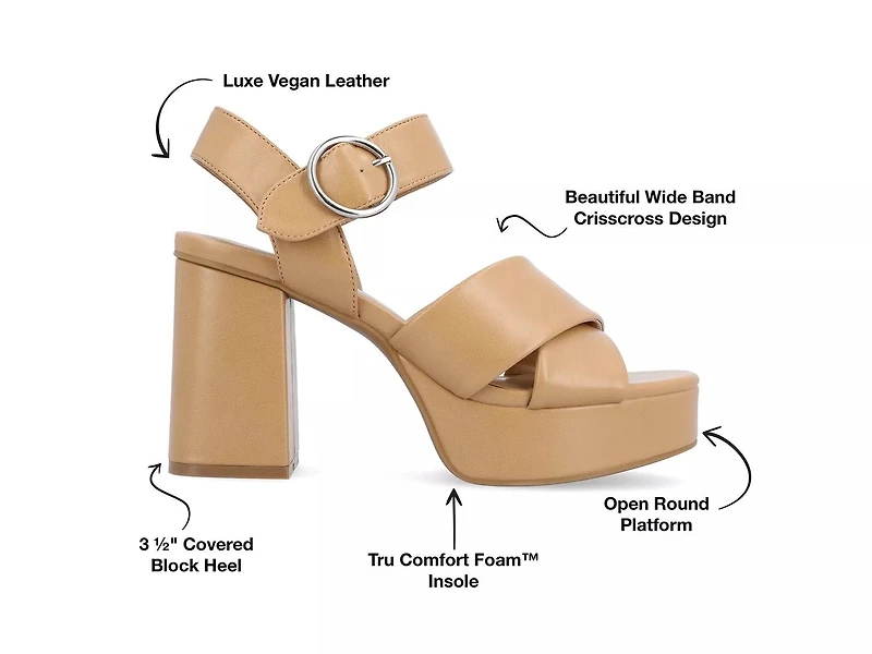 Akeely Platform Sandal