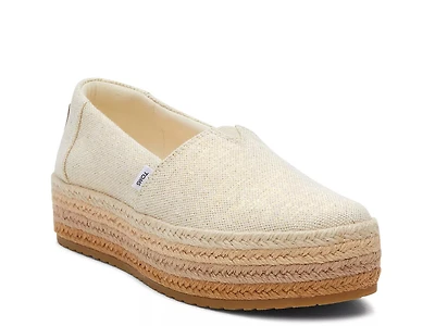 Valencia Espadrille Platform Slip-On