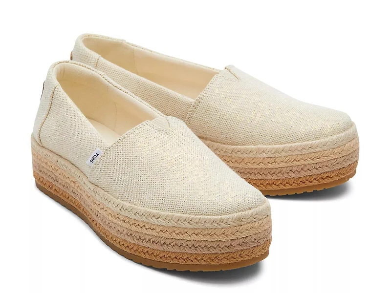 Valencia Espadrille Platform Slip-On