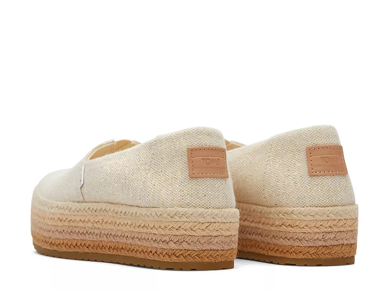Valencia Espadrille Platform Slip-On