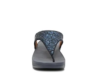 Shimma Wedge Glitter Sandal