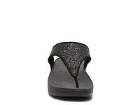 Shimma Wedge Glitter Sandal