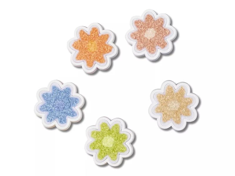 Flower Power Patches Jibbitz Set - 5 Pack